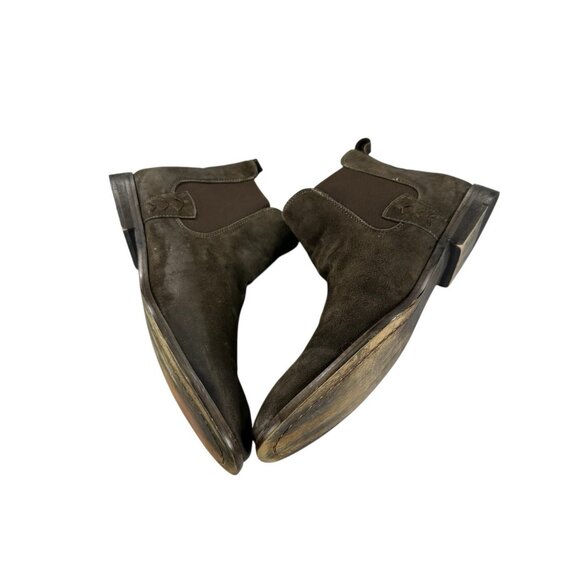 Steve Madden Barstow Mens Size 12 m Brown Leather Slip On Ankle Chelsea Boots - Picture 5 of 9